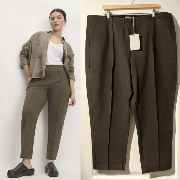 Everlane | The Dream Pant In Dark Forest Green - Picture 1 of 15